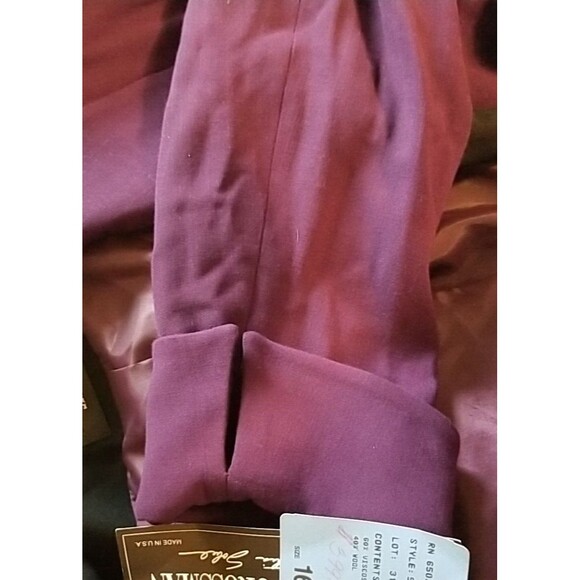 Herbert Grossman Cynthia Sobel Blazer Wool Blend 16 Purple NWT Vintage - Picture 12 of 14